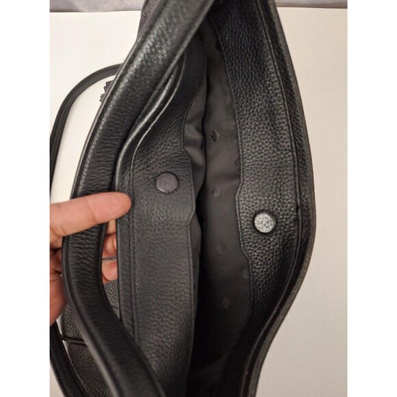 Kate Spade New York Chester Street Michaela Pebbled Shoulder Bag Black Luxury - Picture 10 of 16